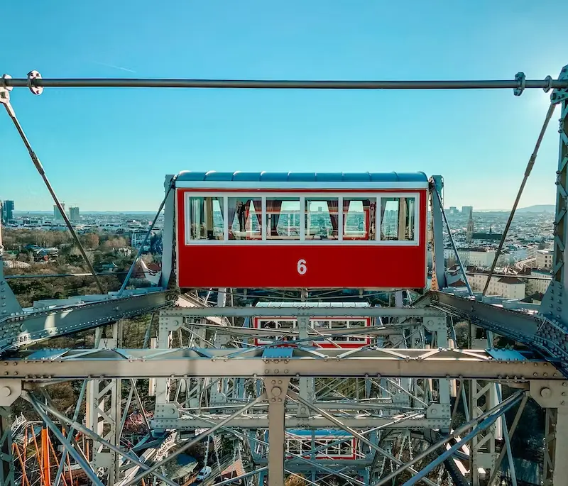 Odkrywanie wiedeńskiego parku Prater i gigantycznego diabelskiego młyna